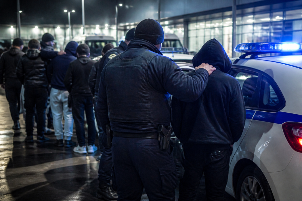 Полицията в Пловдив отведе 13 тийнейджъри след бой пред мол