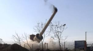 Проведе се историческо демонтиране на най-високия комин в Пловдив