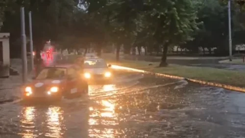 Потоп в Пловдив: над 40 сигнала за паднали дървета и наводнени сгради