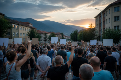 Жители на Асеновград протестираха заради аварии и безводие