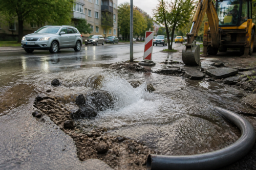 ВиК авария на бул. „Съединение“ спря водата в „Тракия“