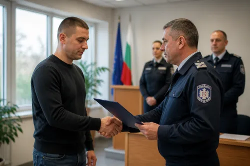 Полицията в Пловдив награди Асен Костов за помощ при пожара