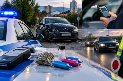 Полицията в Пловдивско задържа петима дрогирани и пияни шофьори