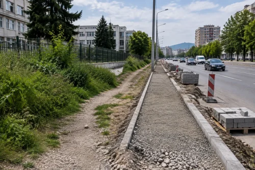 Пловдив строи нов тротоар на бул. „Александър Стамболийски“