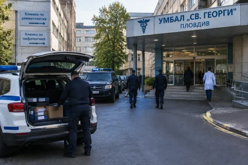 Икономическа полиция задържа лекари при акция в „Св. Георги“ Пловдив