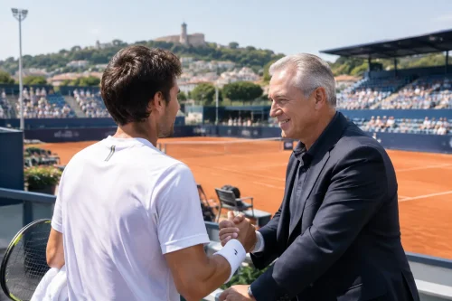 Христо Стоичков подкрепи Адриан Андреев на ATP Challenger в Пловдив