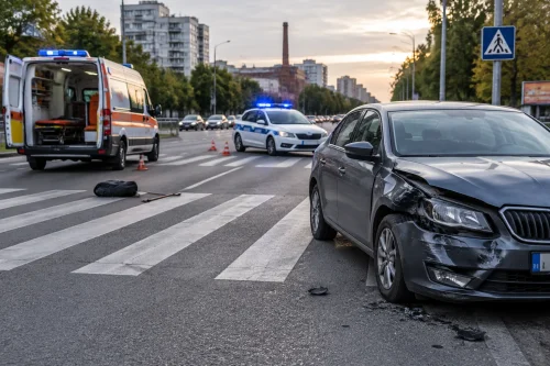Автомобил блъсна 77-годишен на пешеходна пътека в Пловдив