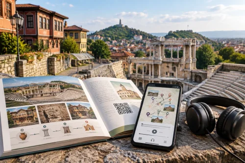 Пловдив пусна двуезичен интерактивен гид с QR карта