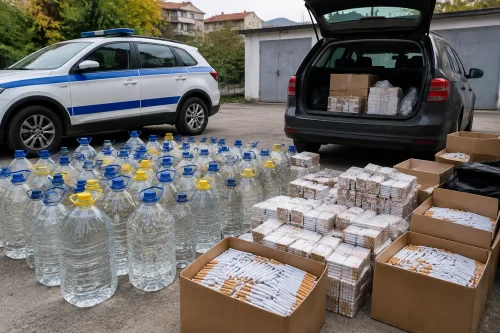 Полицията в Раковски иззе 200 литра алкохол и 8000 цигари