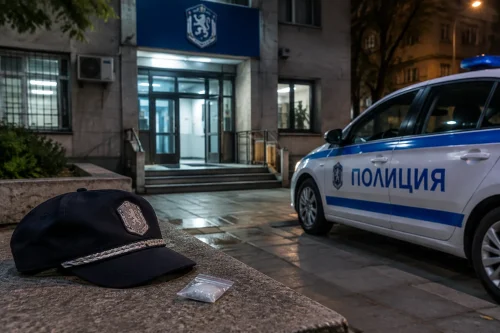 Маскиран мъж удари полицай пред Трето РУ в Пловдив