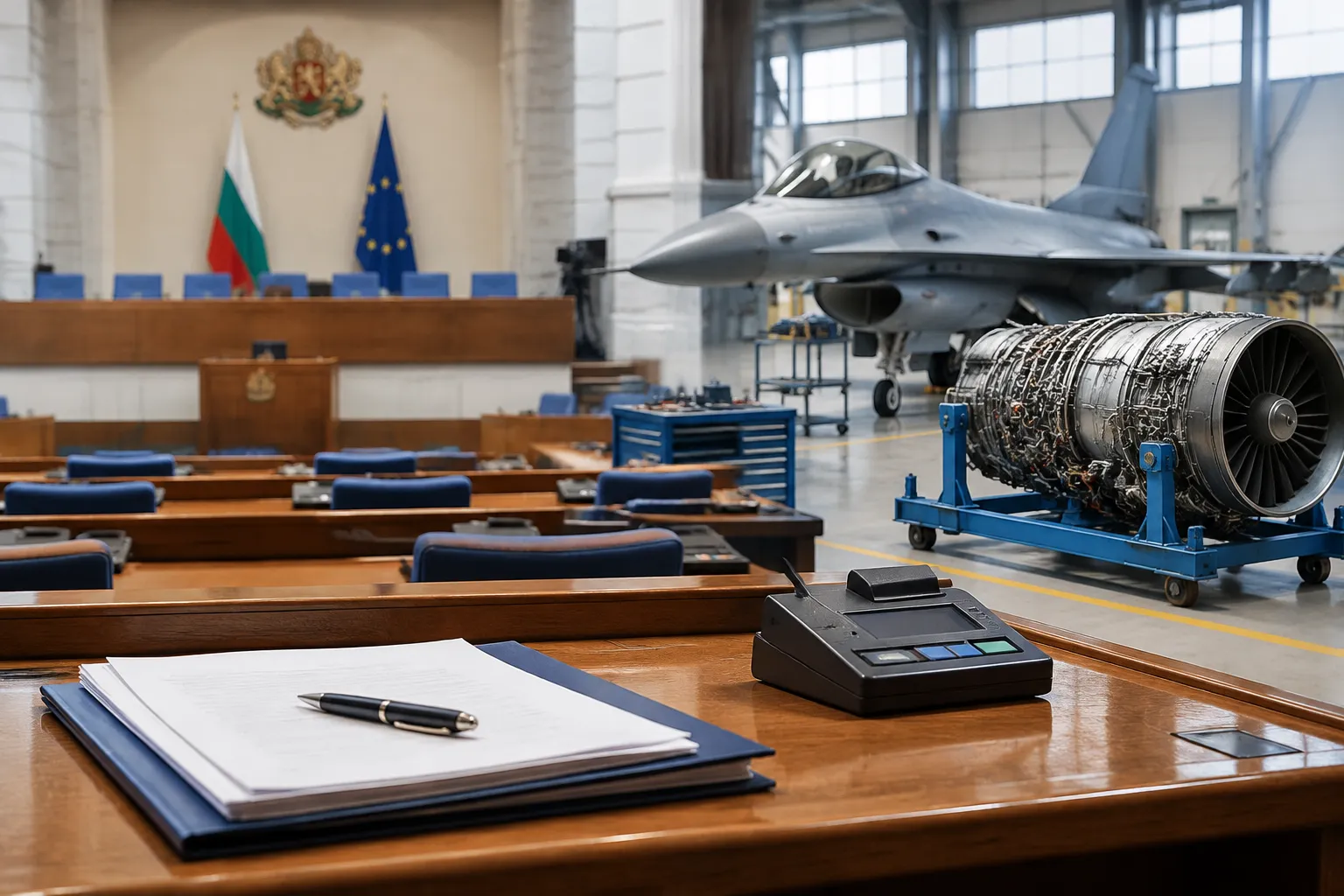 Комисии в парламента одобриха база за ремонт на генератори за F-16