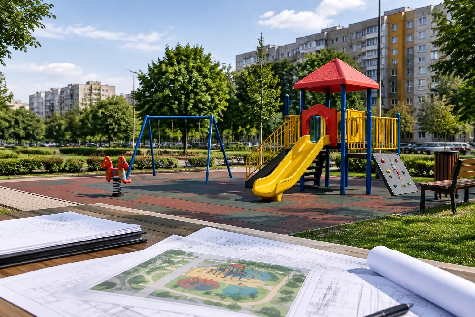Район „Тракия“ в Пловдив готви 7 детски площадки за 2027 г.
