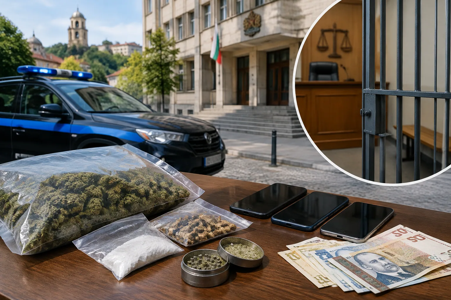 Окръжният съд в Пловдив остави в ареста 37-годишен за наркотици
