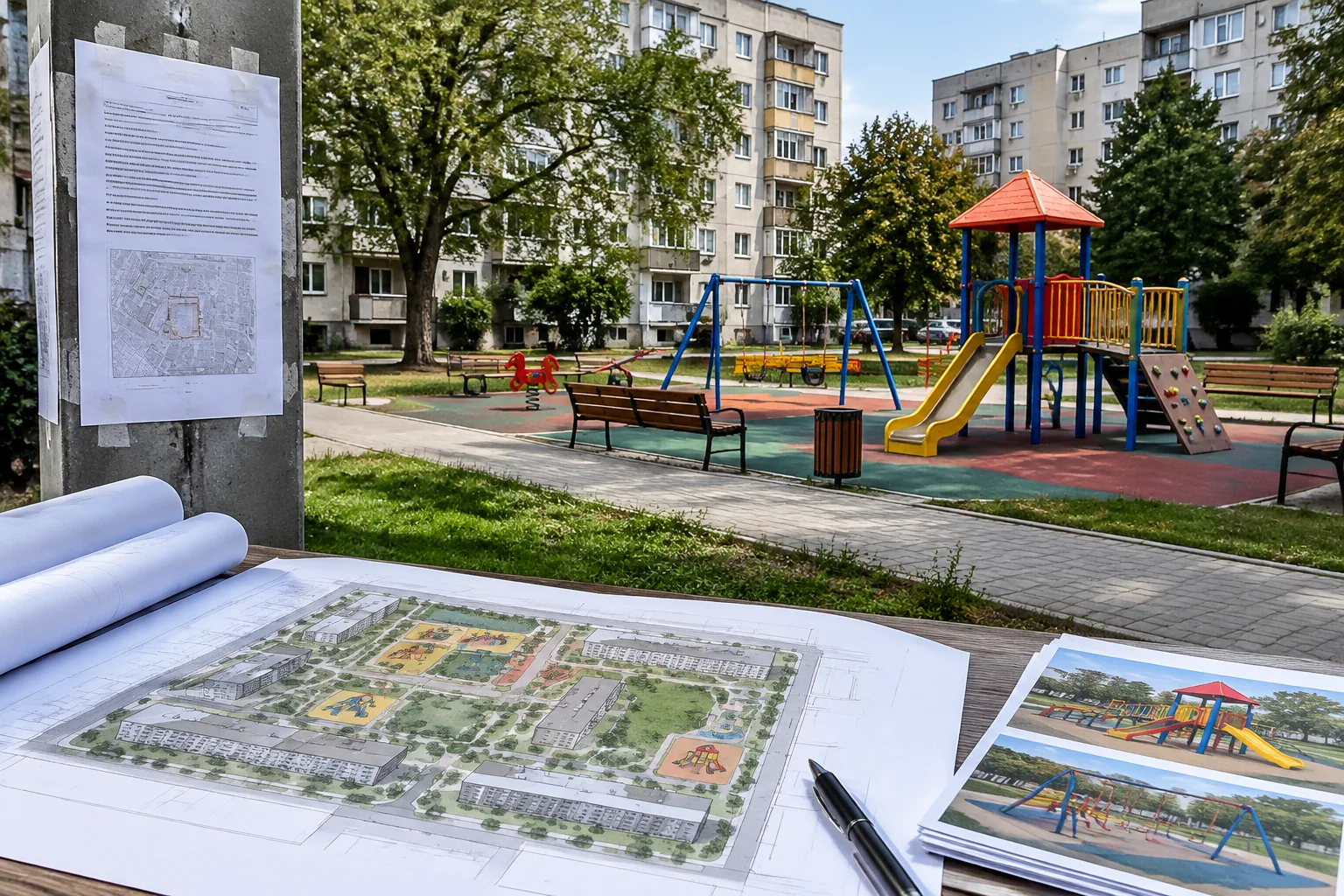 Архитектът на „Тракия“ обясни: строят 7 детски площадки