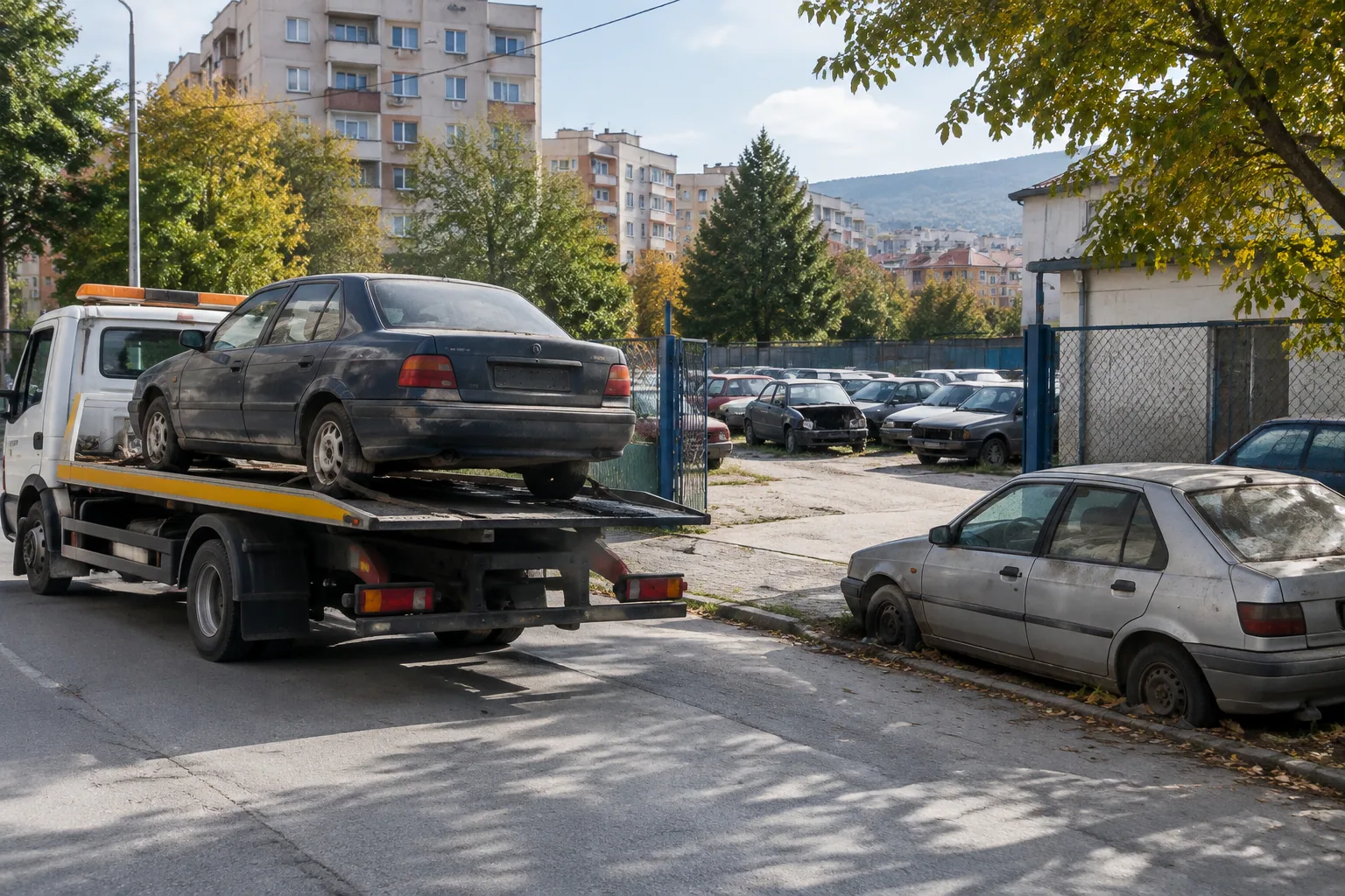 Община Пловдив вдига изоставени коли в „Източен“ с 14 дни срок