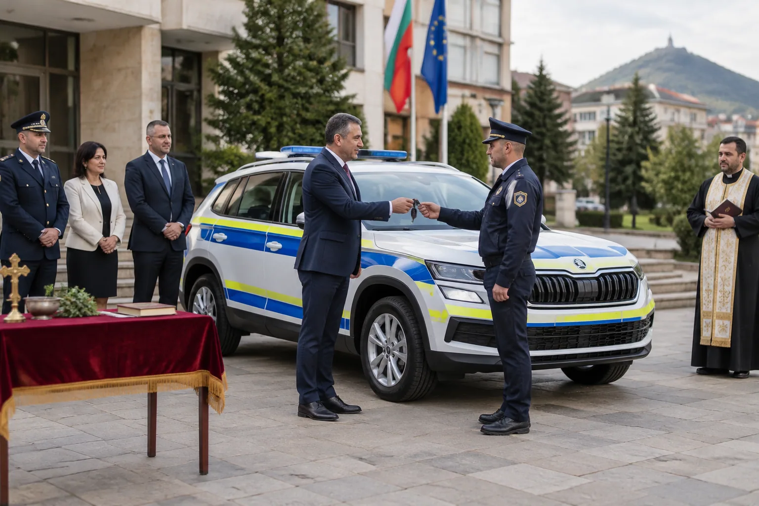 Община Кричим дари полицейски автомобил за по-бързи реакции