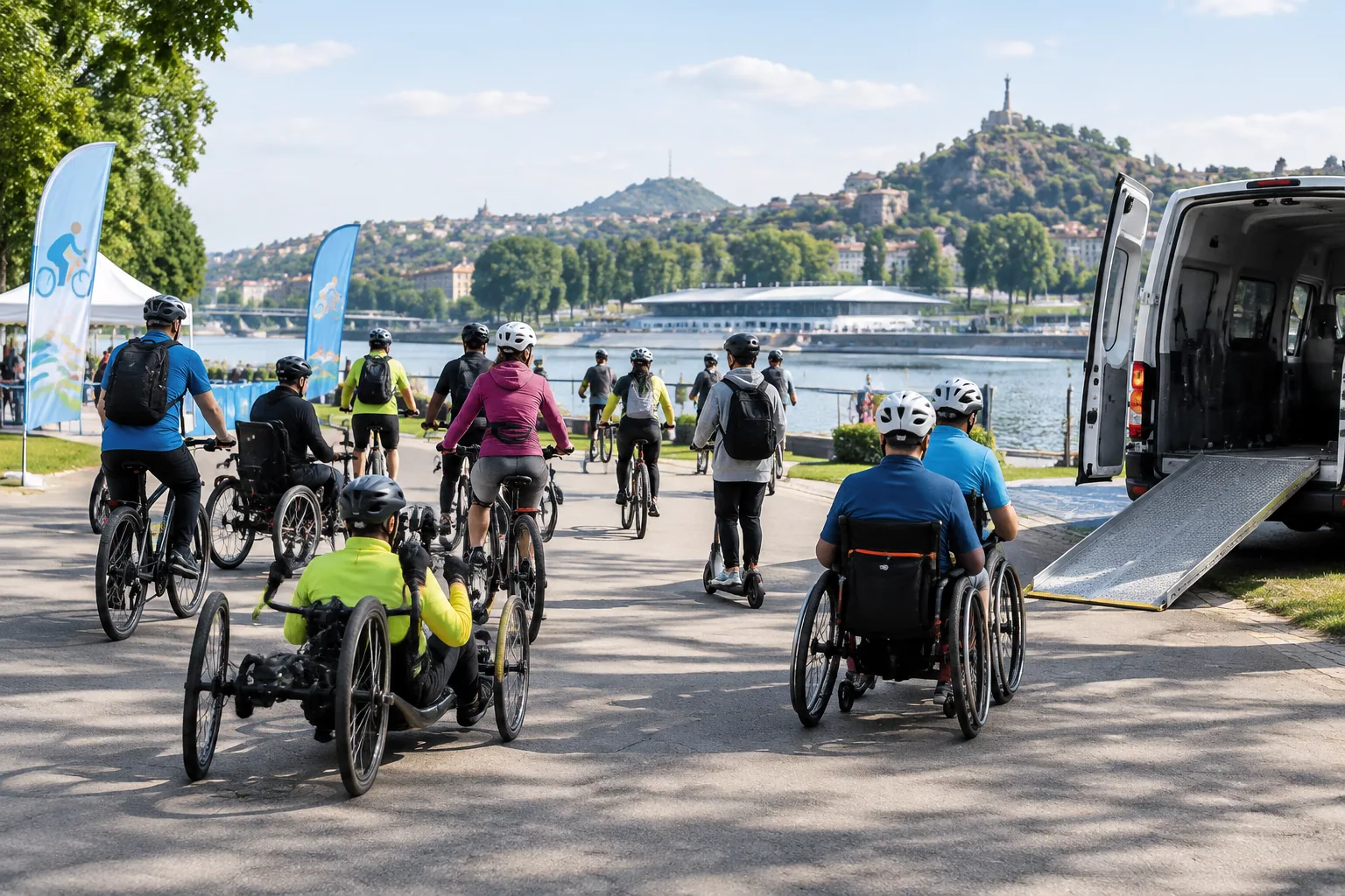 Велопоходът „Le Tour du Canal 2026“ тръгна от Пловдив за бус с рампа
