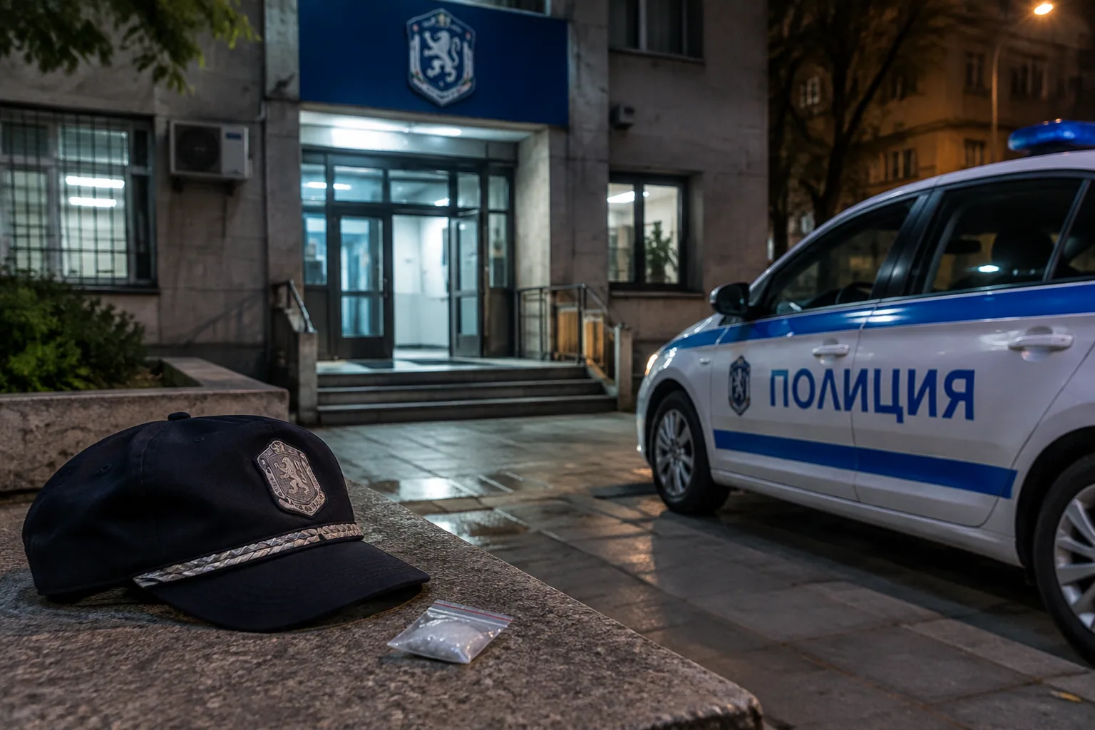 Маскиран мъж удари полицай пред Трето РУ в Пловдив