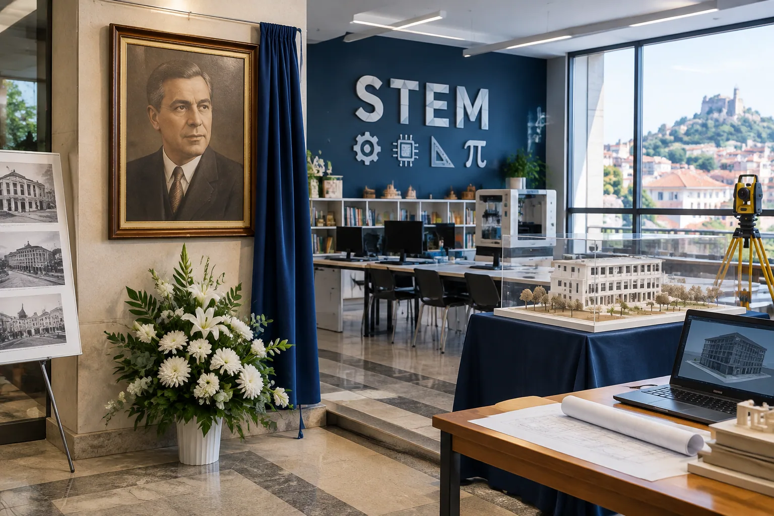 ПГАСГ „Арх. Камен Петков“ откри STEM център в Пловдив
