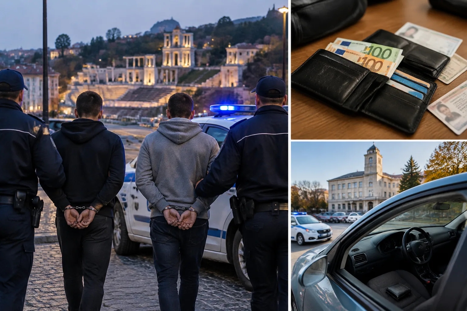 Полицията задържа двама рецидивисти за кражби в Пловдив и Раковски