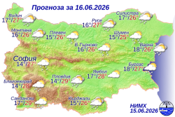 Ето какво ще бъде времето днес