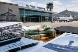 Летище Пловдив трупа 1,3 млн. евро дългове, шефът взима над 10 000 евро