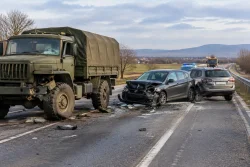 Катастрофа с военен автомобил затвори пътя Калековец–Стряма