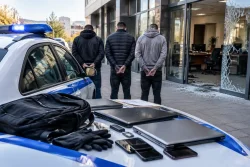 Полицията в Пловдив задържа трима за серия обири на офиси