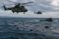 Вертолети „Кугър“ от Крумово търсиха оцелели в Черно море