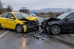 Таксиметров шофьор около 30 г. загина при челен удар край Пловдив